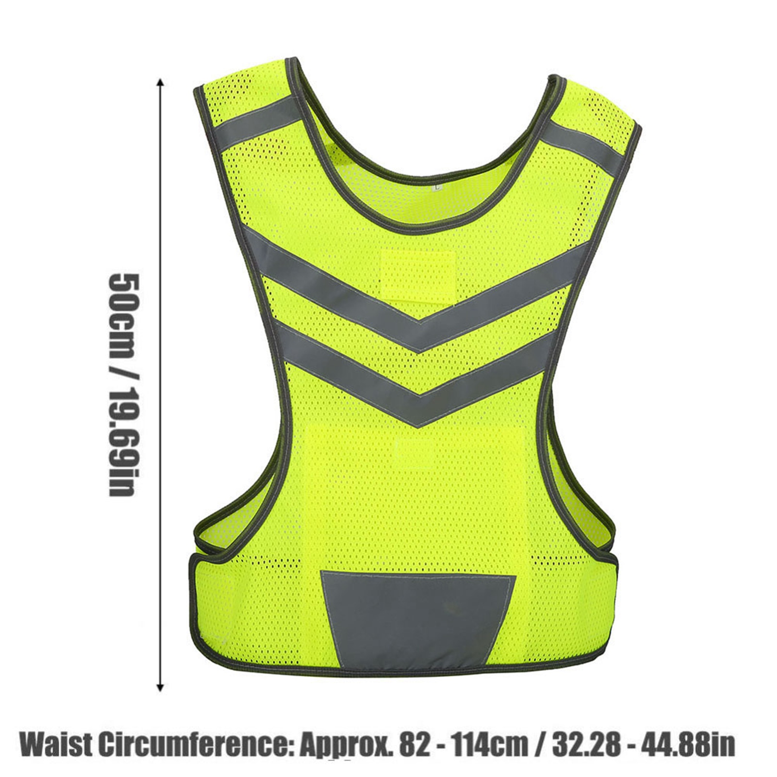 Mountain Biking Vest - Gilet de sécurité réfléchissant réglable haute