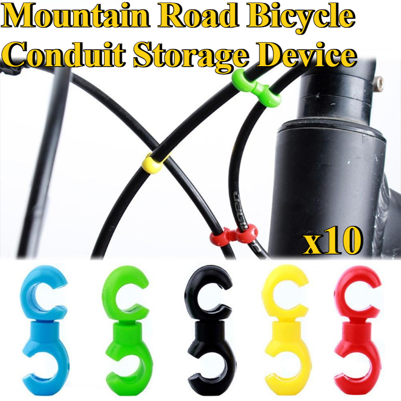 Mountain Biking Stuff - Lot de 10 clips en plastique