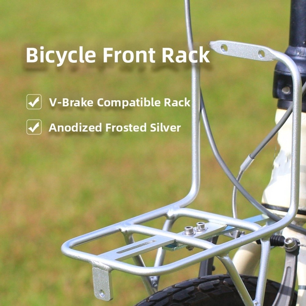 Mountain Biking Stuff - Porte-bagages avant en alliage d'aluminium pour