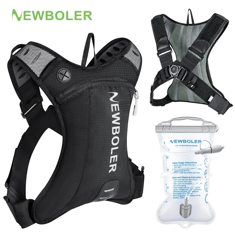 Mountain Biking Hydration Pack - NEWBOLER Sac d'hydratation pour moto et