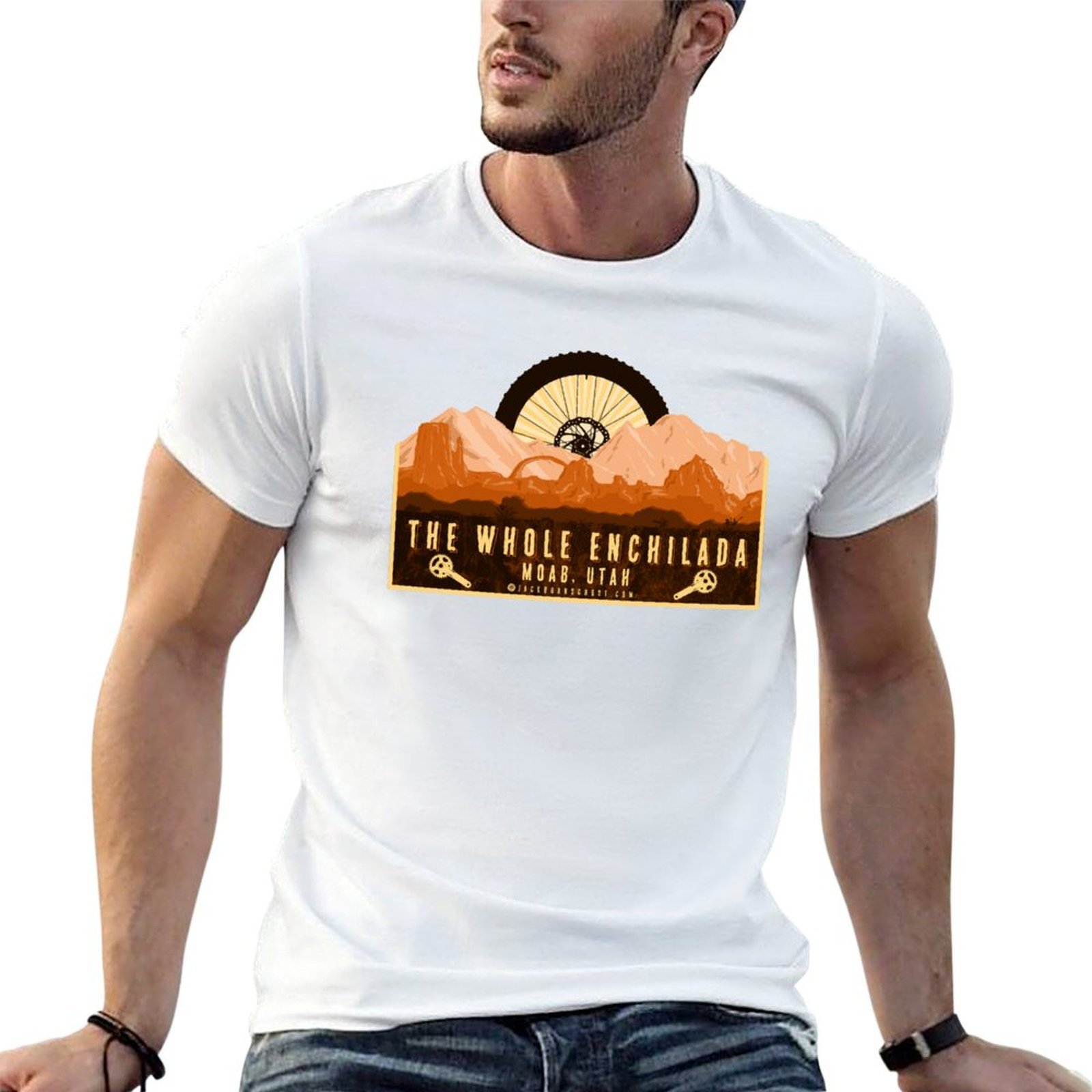 T-shirt pour hommes Whole Ench - Mountain Biking Moab avis et prix