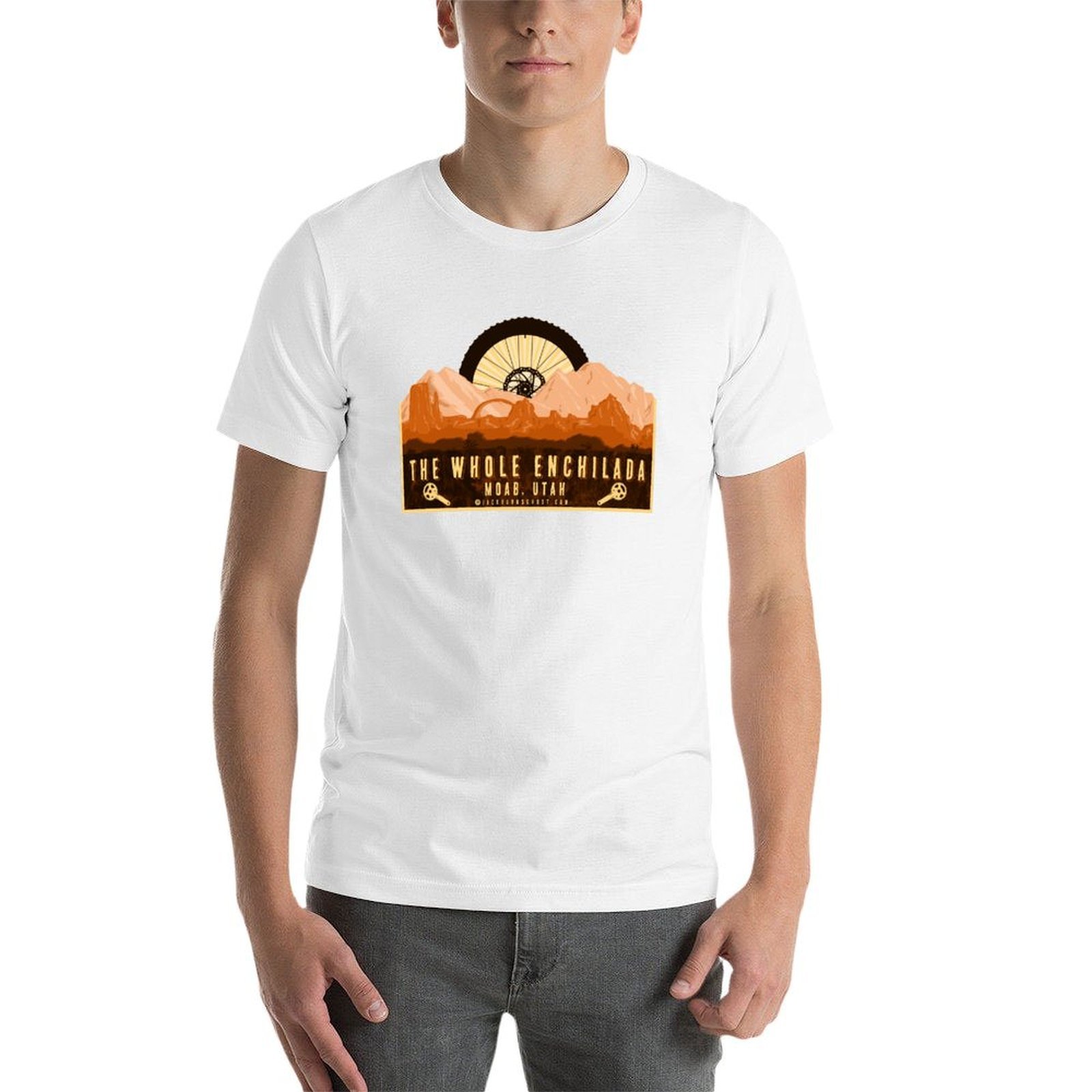 T-shirt pour hommes Whole Ench - Mountain Biking Moab avis et prix