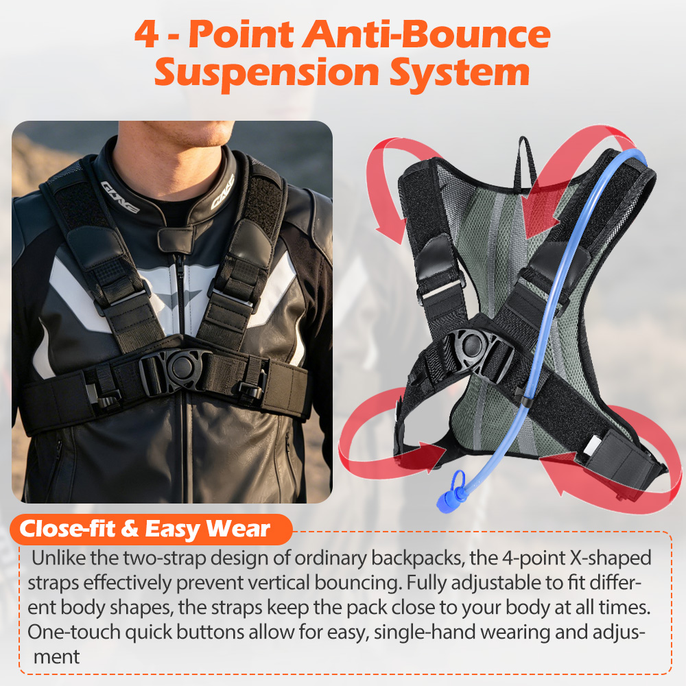 NEWBOLER Sac d'hydratation pou - Mountain Biking Hydration Pack avis et prix