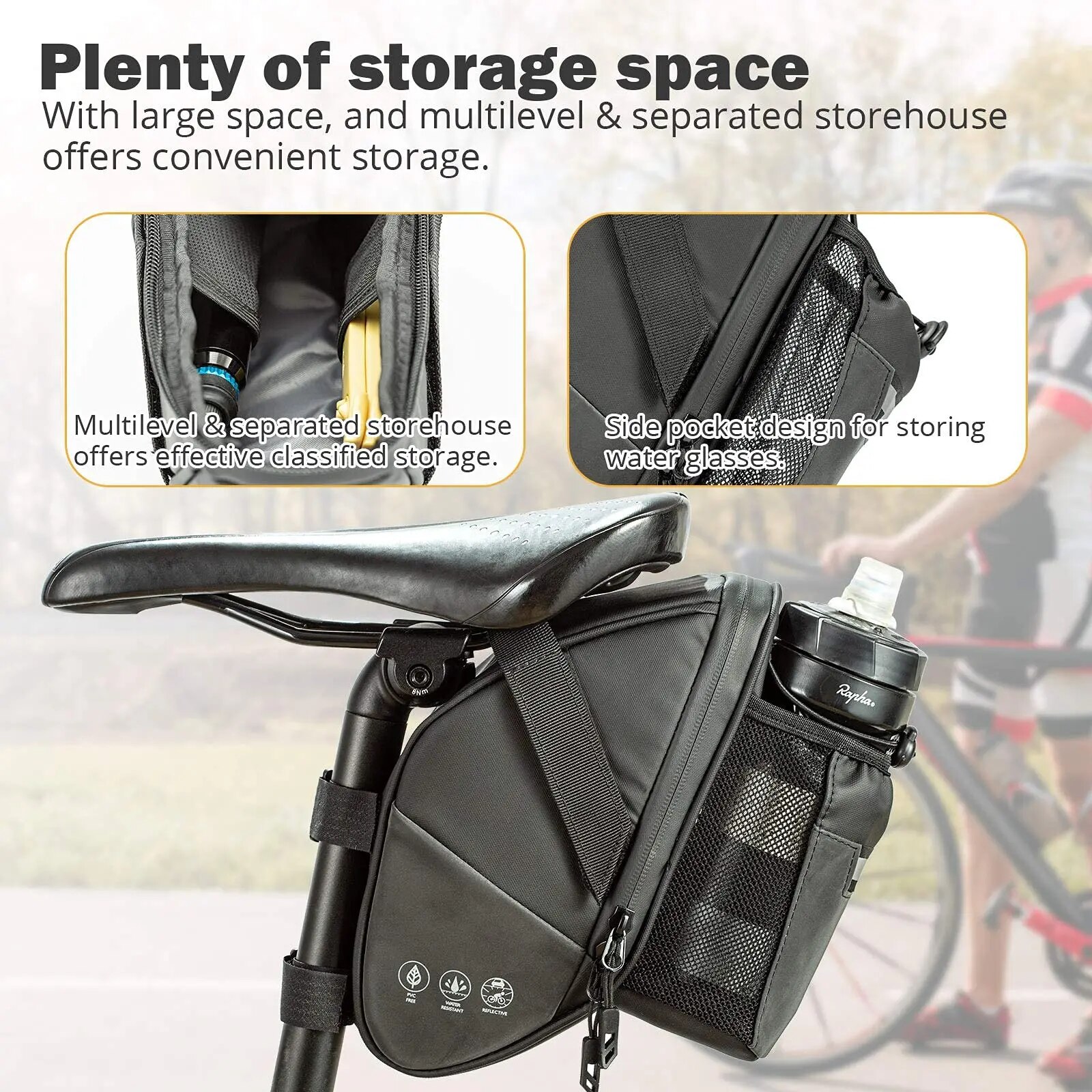 Sac de selle de vélo étanche,  - Mountain Biking Hydration Pack avis et prix
